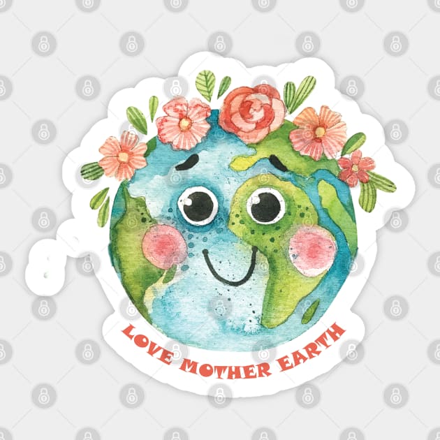 Love Mother Earth Design on EarthDay Sticker by C.Code